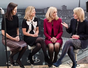4 Ladies on a panel discussing SuperReturn